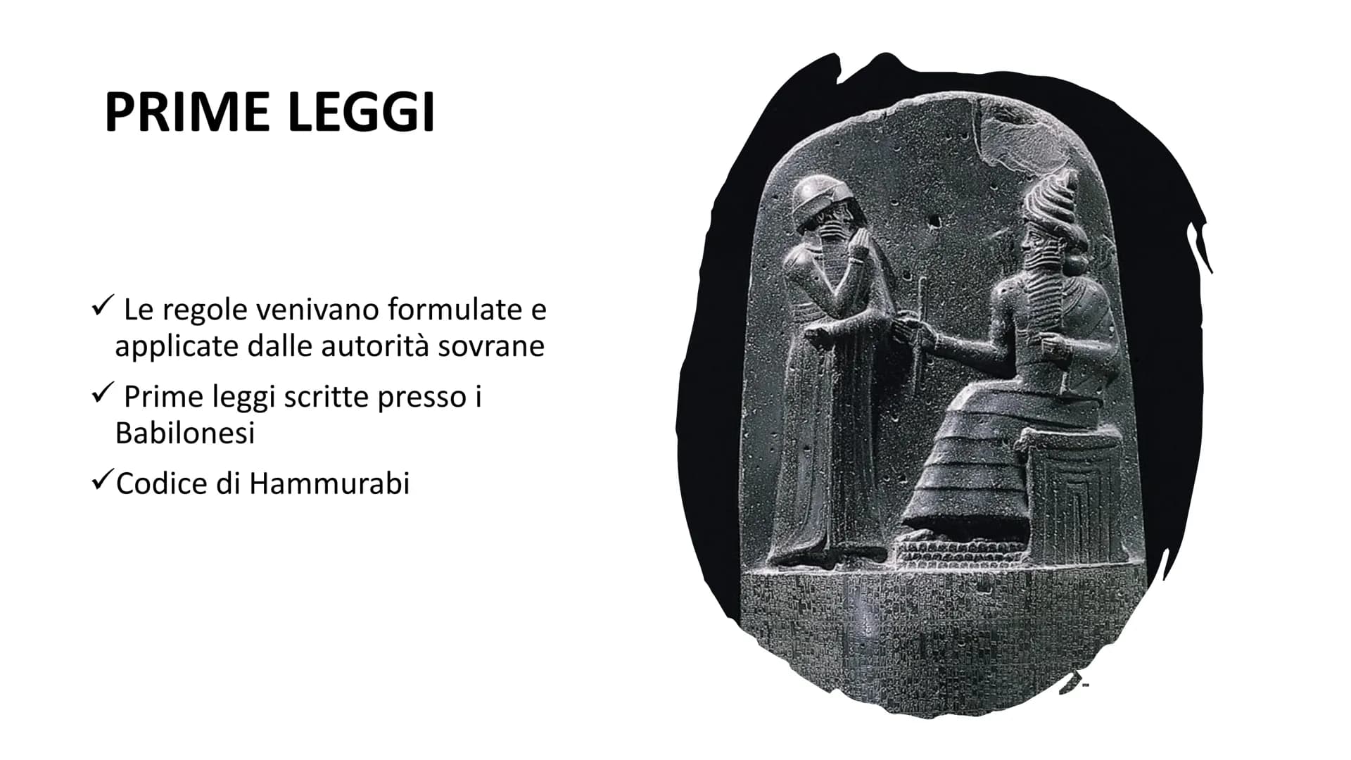 L'EVOLUZIONE STORICA DEL DIRITTO ANTICHITÀ
✓ Nel mondo primitivo non
esistevano gli stati
✓ Le controversie venivano risolte
dalla decisione