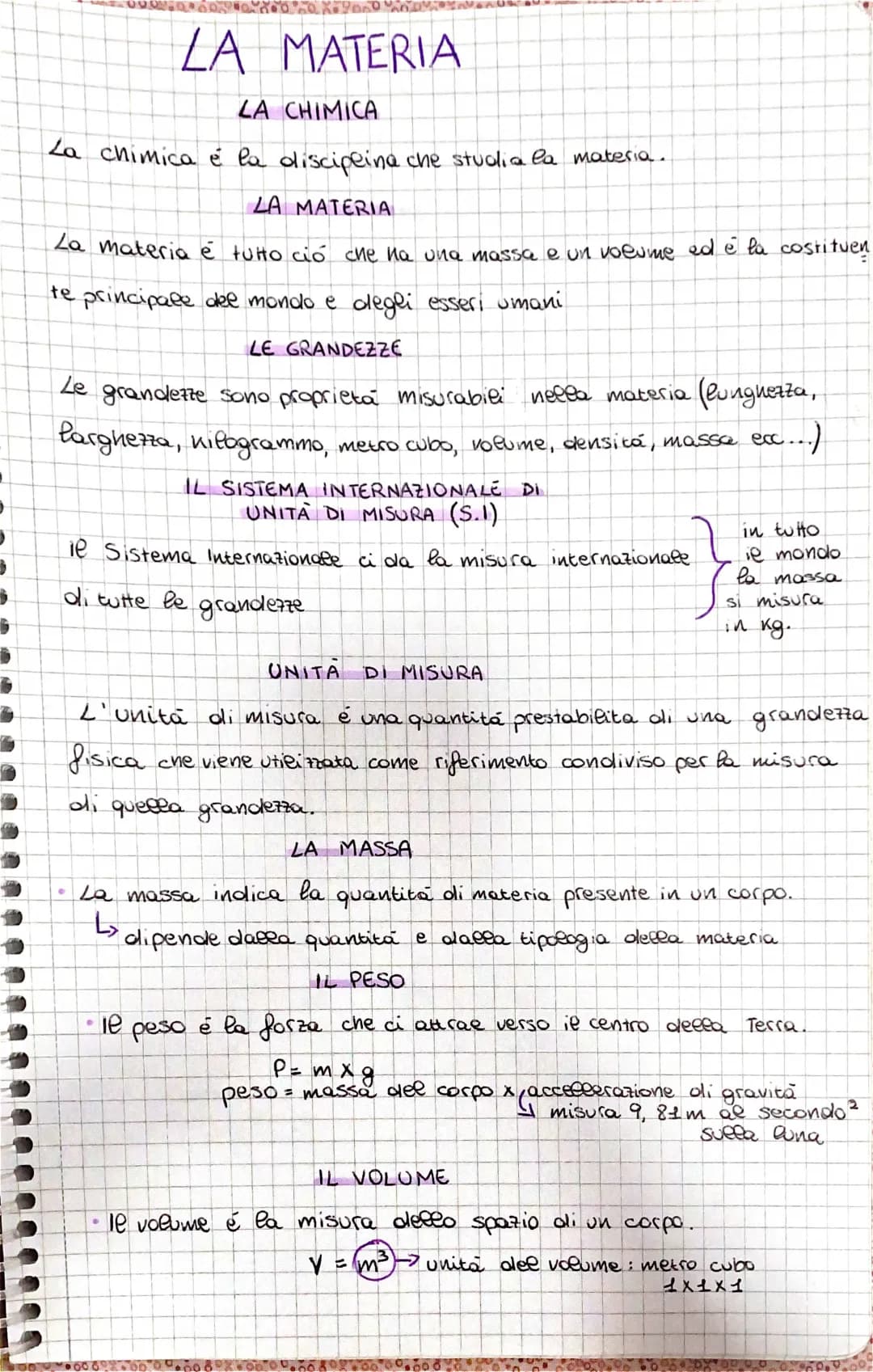 Scopri le Caratteristiche della Materia e le Formule di Massa e Volume per la Scuola Primaria