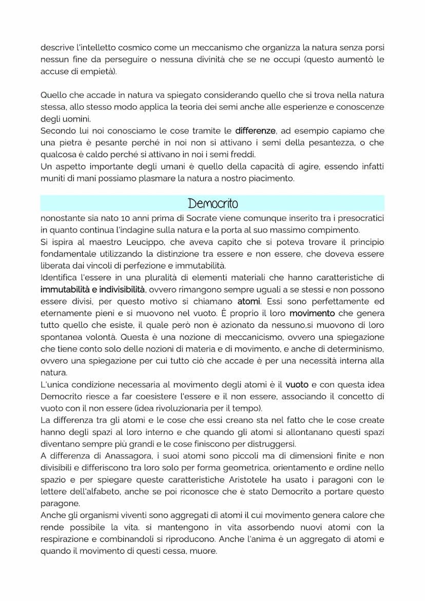 Fisici pluralisti
prima dei fisici pluralisti, i filosofi ionici avevano identificato il principio fondamentale in
un'unica sostanza natural