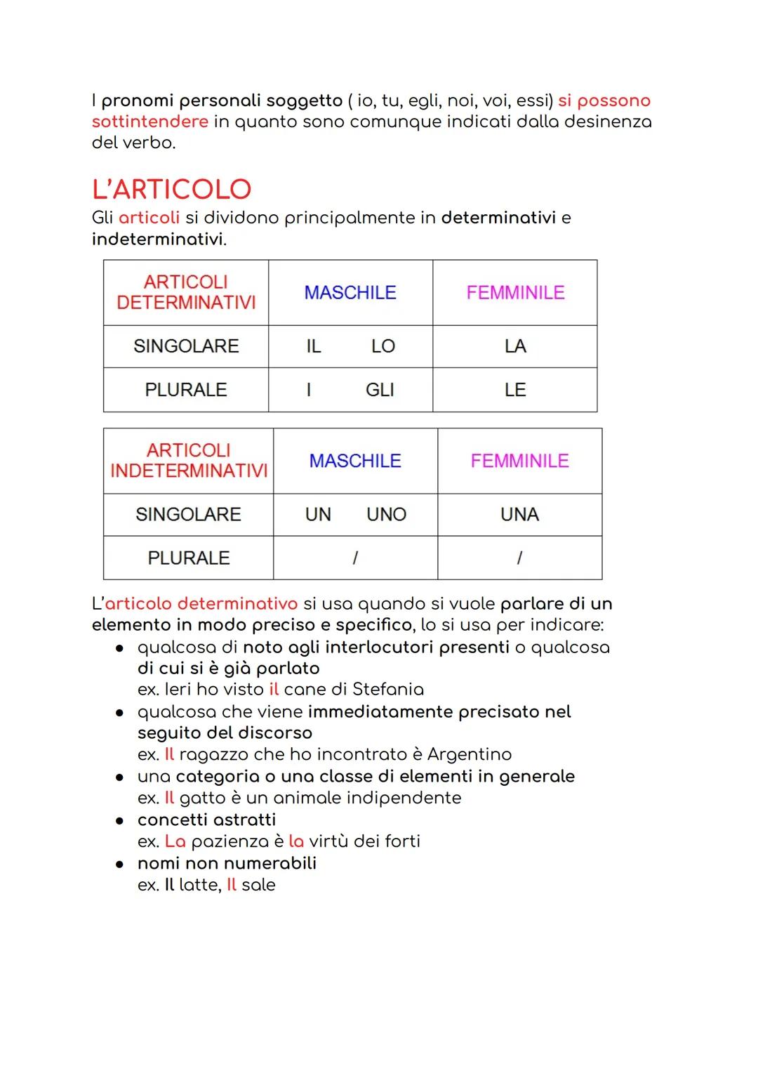 Le parti del discorso
IL VERBO
Il verbo è una parte variabile del discorso che ci dice qualcosa sul
soggetto;
ex. Marco mangia la mela
è l'e