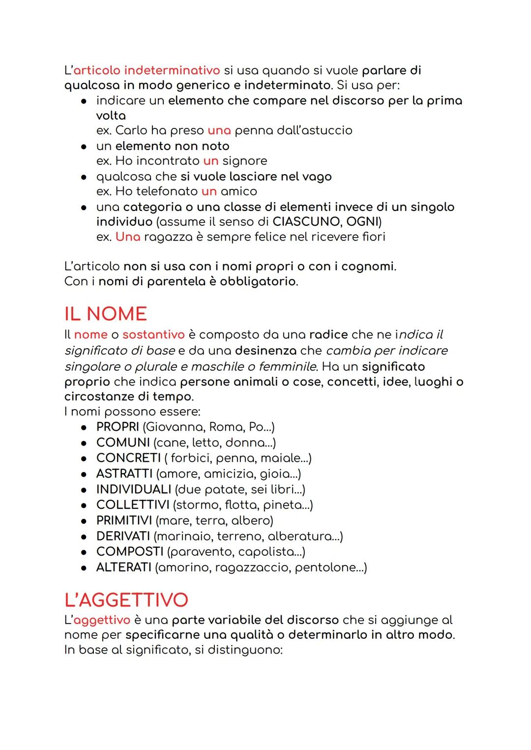 Le parti del discorso
IL VERBO
Il verbo è una parte variabile del discorso che ci dice qualcosa sul
soggetto;
ex. Marco mangia la mela
è l'e
