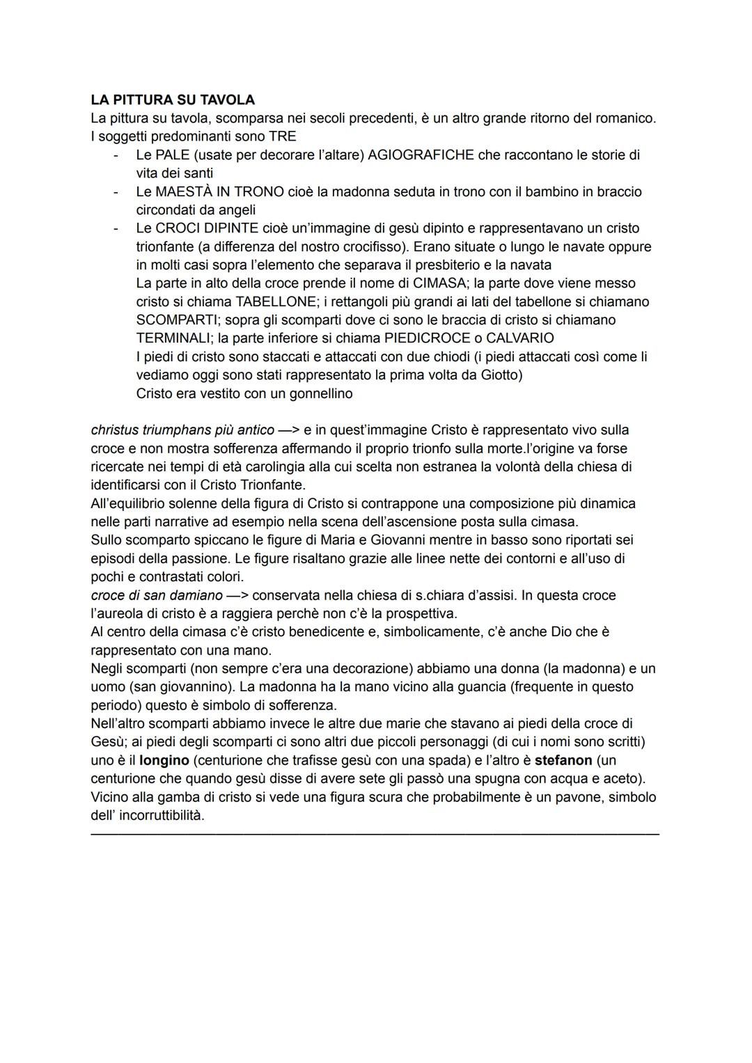 ARTE PALEOCRISTIANA
Al centro di tutto c'è la religione per questo si perde l'imitazione della natura; a partire dal
300 si riprende l'inter