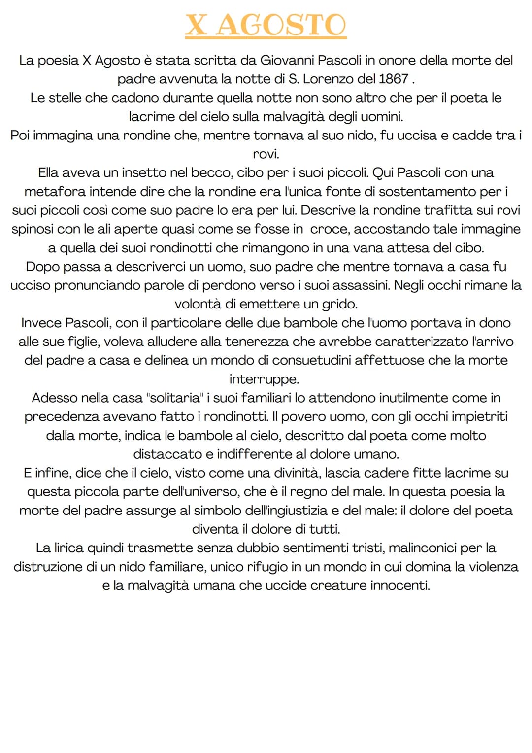 GIOVANNI PASCOLI
2
Innanzitutto dobbiamo dire che Giovanni Pascoli è un
autore che appartiene al Decadentismo un movimento
artistico-lettera
