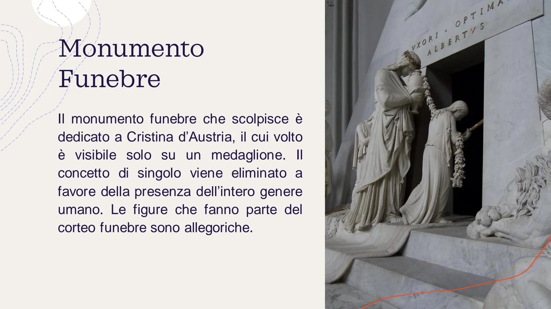 Canova
Le opere più importanti In Canova è presente il riflesso di ciò che Winckelmann pensato, senza però
interessarsi specificatamente a m