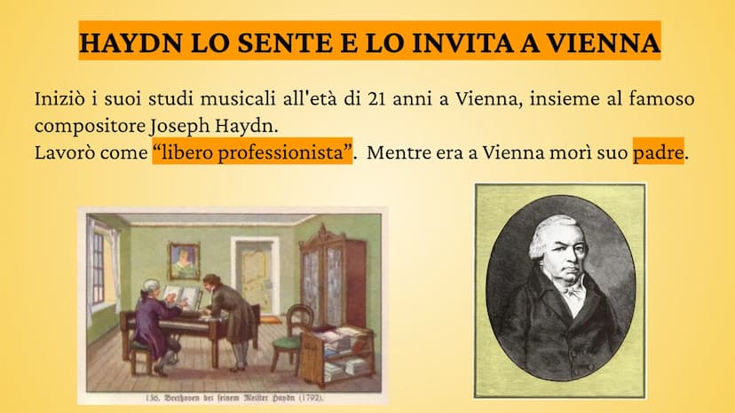 folemais
BEETHOVEN
lindring when Bedtionen LA VITA
1770 Bonn - Germania
1784 Organista stipendiato
1787 Studia a Vienna ma torna per la mort