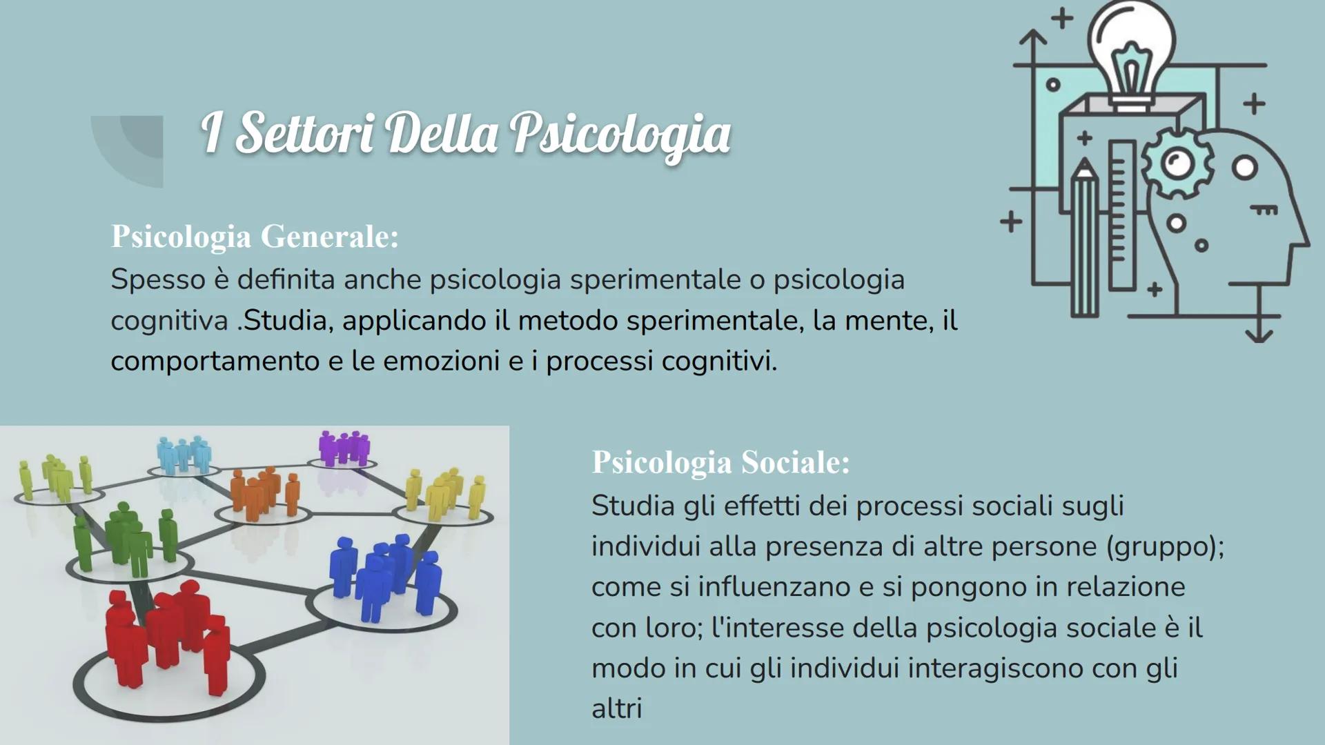 # Psicologia

Introduzione, Metodi di
indagine e ricerca Che Cos'è La Psicologia E Cosa Studia?

dal greco psiché = anima logos=discorso, st