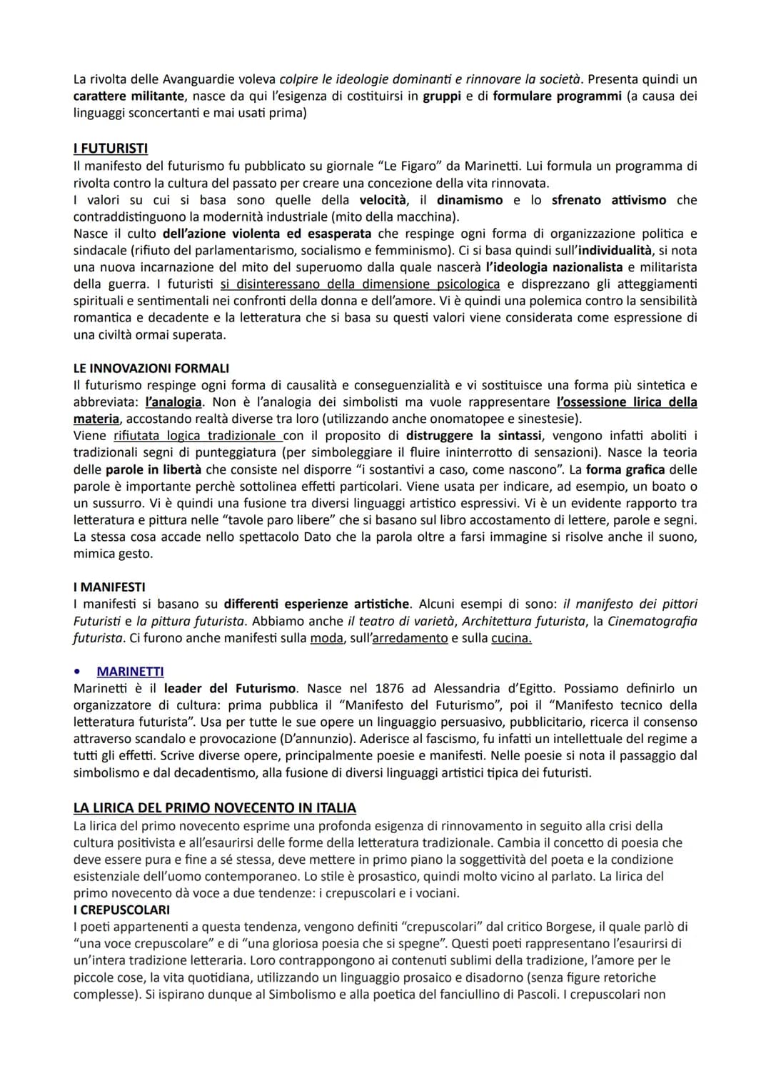 # IL PRIMO NOVECENTO

LA SITUAZIONE STORICA E SOCIALE IN ITALIA
nei primi anni del 900 il Nord Italia avvia il processo di industrializzazio