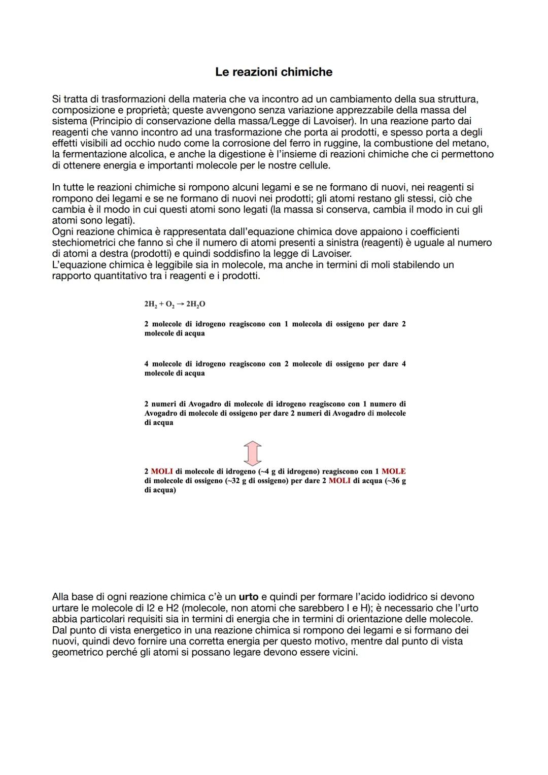 La funzione delle biomolecole dipende dalla loro struttura
L'atomo è la più piccola porzione di un elemento, di cui ne conserva le caratteri