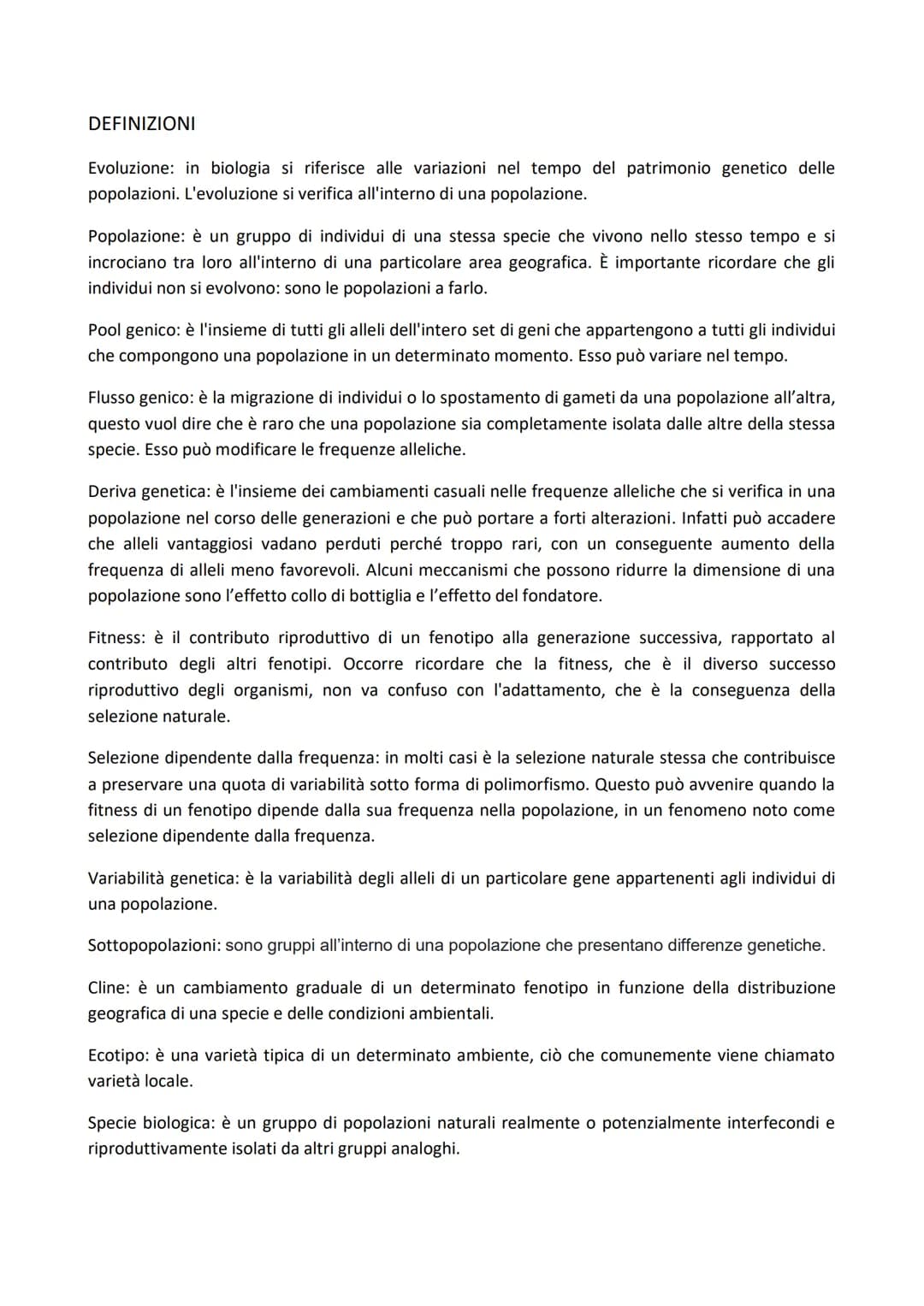 LA TEORIA DELL'EVOLUZIONE
Fu descritta da Darwin e sosteneva che le specie non sono immutabili ma evolvono
gradualmente nel tempo attraverso