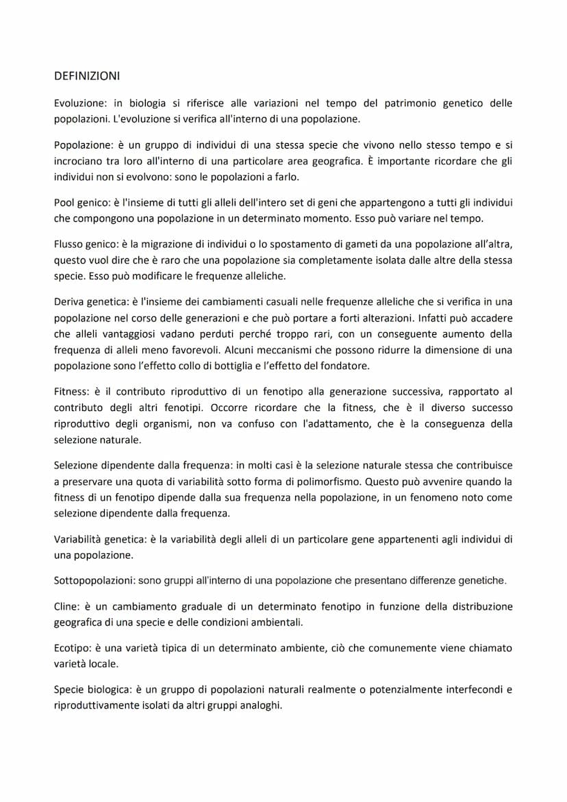 LA TEORIA DELL'EVOLUZIONE
Fu descritta da Darwin e sosteneva che le specie non sono immutabili ma evolvono
gradualmente nel tempo attraverso