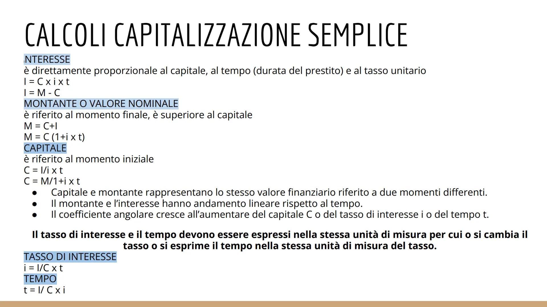 MATEMATICA FINANZIARIA
si occupa di operazioni economico-finanziarie ed è necessaria
quando un operatore si trova in una situazione in cui d