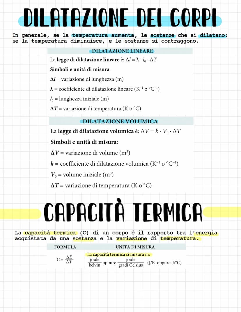 ENERGIA
CALORE
TERMODINAMICA Si dice che una forza compie lavoro
quando provoca uno spostamento.
Il lavoro è una grandezza fisica che
mette 