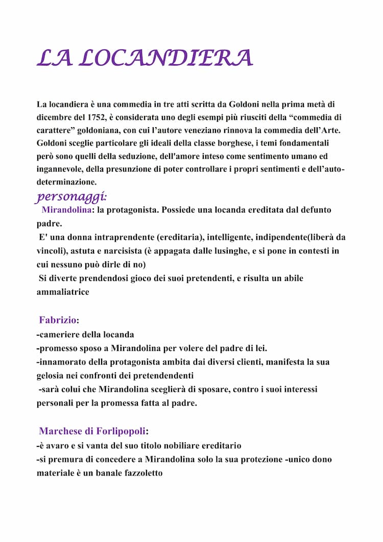 Know La locandiera, Goldoni thumbnail