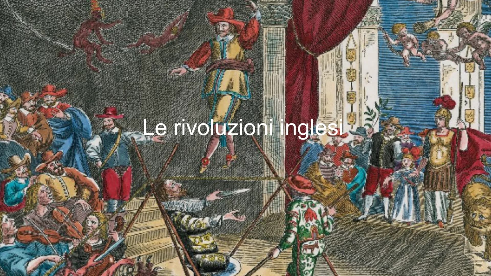 Le rivoluzioni inglesi
CANNO
MI LE RIVOLUZIONI INGLESI
L'ASSOLUTISMO INGLESE E LE RADICI DELLE RIVOLUZIONI
Il Seicento è un secolo di grandi