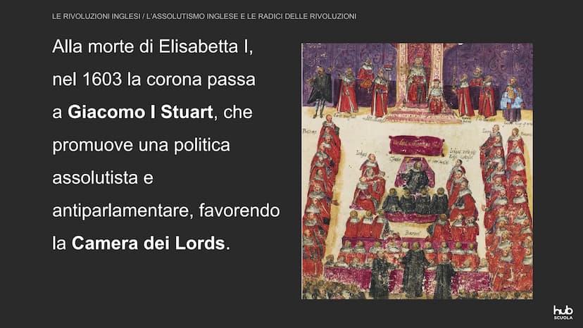 Le rivoluzioni inglesi
CANNO
MI LE RIVOLUZIONI INGLESI
L'ASSOLUTISMO INGLESE E LE RADICI DELLE RIVOLUZIONI
Il Seicento è un secolo di grandi
