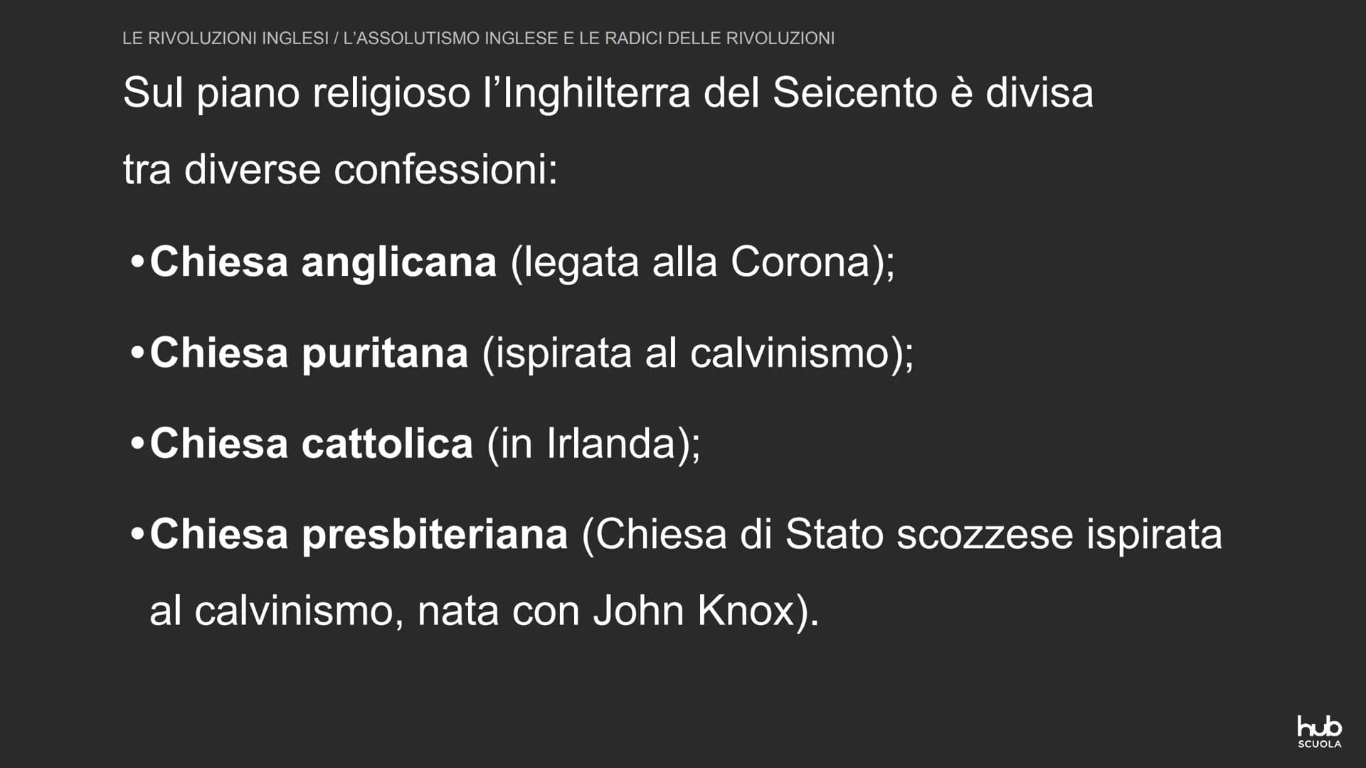 Le rivoluzioni inglesi
CANNO
MI LE RIVOLUZIONI INGLESI
L'ASSOLUTISMO INGLESE E LE RADICI DELLE RIVOLUZIONI
Il Seicento è un secolo di grandi