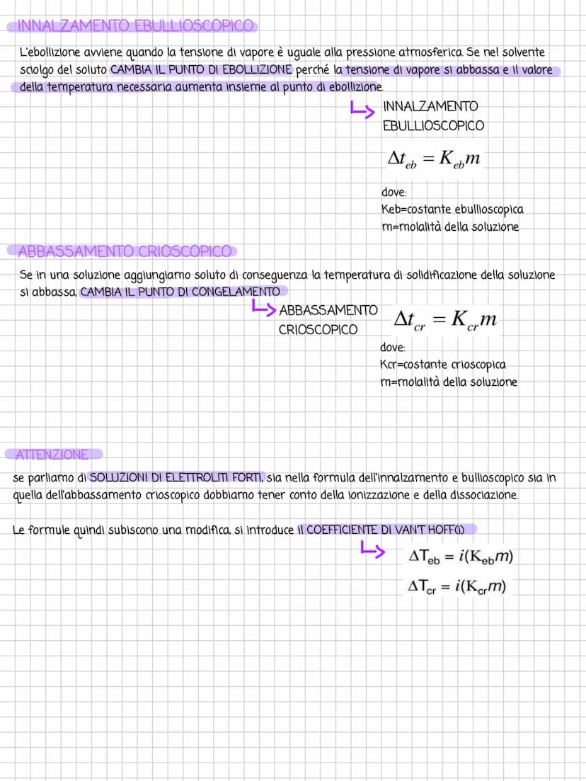 LE SOLUZIONI
Le soluzioni sono MISCUGLI OMOGENI formato da due o più fasi. I componenti di una soluzione sono il
SOLVENTE (quantità maggiore