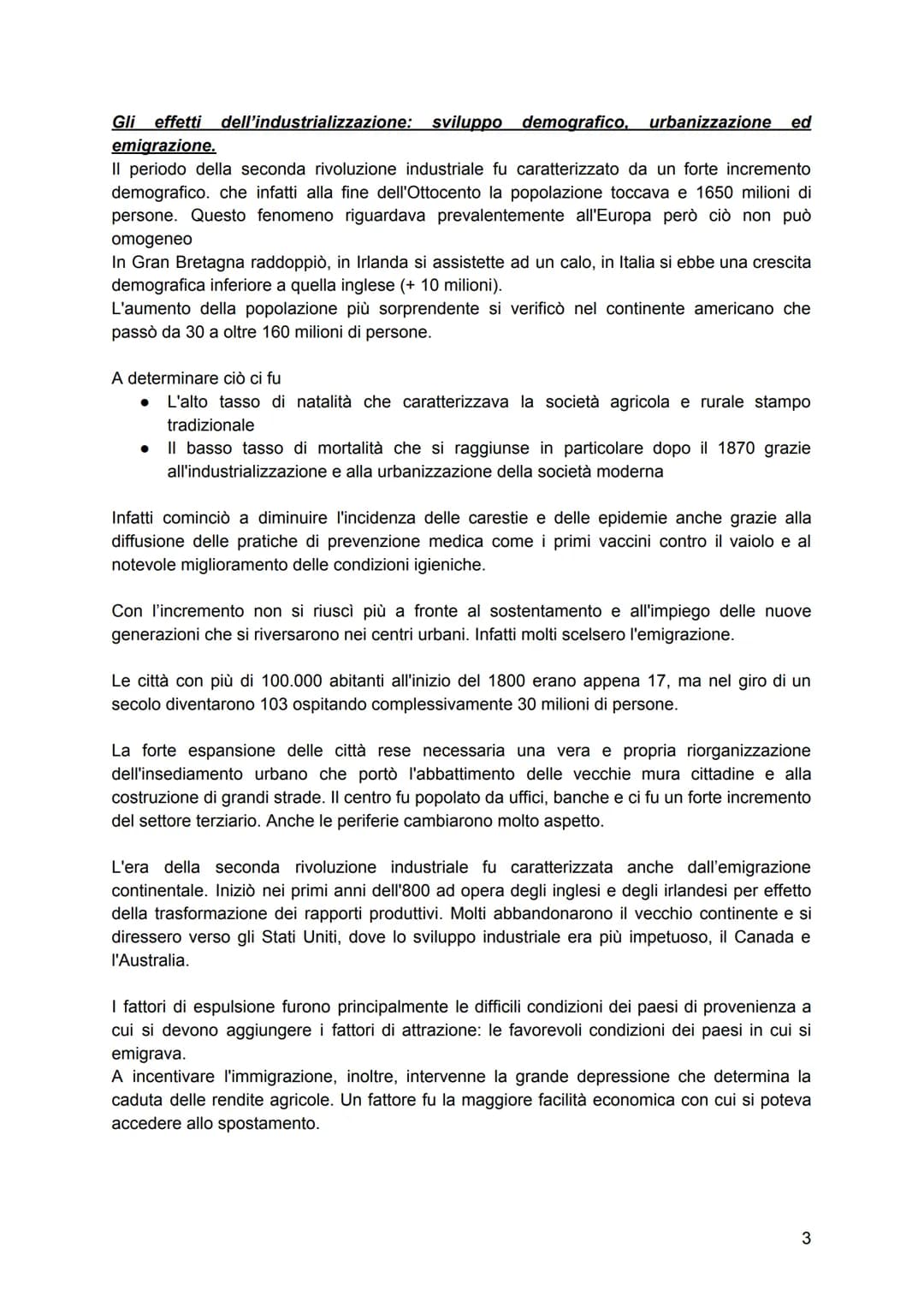 CAPITOLO 13: la Seconda rivoluzione industriale, la borghesia e il proletariato
La seconda fase dell'industrializzazione
Dal 1870 fino ai pr