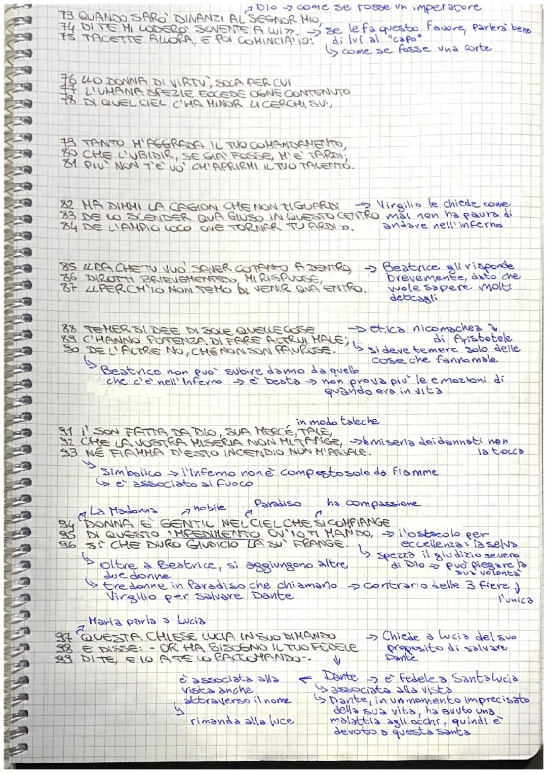 CANTO II
Sinestesia-Sfere
sensoriali diverse
1 10 GIORNO SE N'ANDAVA, E L'AERE BRUNO -7 Sta calando la notte e
2 TOGUEVALI ANIMAI CHE SONO I