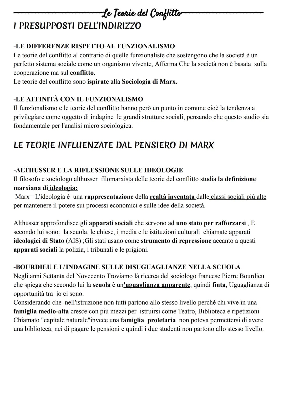 -H Funzionalismo
LA CONCEZIONE DELLA SOCIETÀ
Funzionalismo se un elemento esiste è perché ha uno specifico dovere o funzione.
Nel funzionali