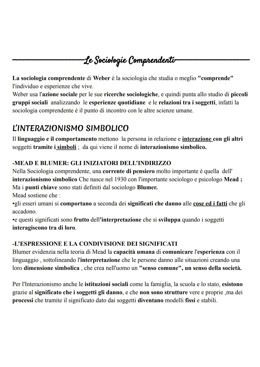 -H Funzionalismo
LA CONCEZIONE DELLA SOCIETÀ
Funzionalismo se un elemento esiste è perché ha uno specifico dovere o funzione.
Nel funzionali