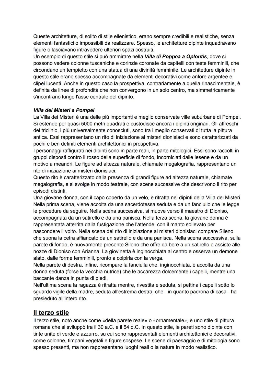 --- OCR Start ---
LA PITTURA ROMANA
(pag. 229)
Introduzione
La pittura è stata uno dei primi generi artistici sviluppati a Roma.
Il primo ti