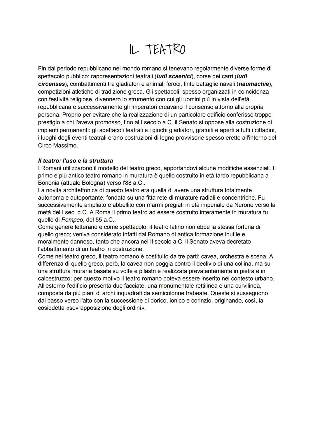 --- OCR Start ---
LA PITTURA ROMANA
(pag. 229)
Introduzione
La pittura è stata uno dei primi generi artistici sviluppati a Roma.
Il primo ti