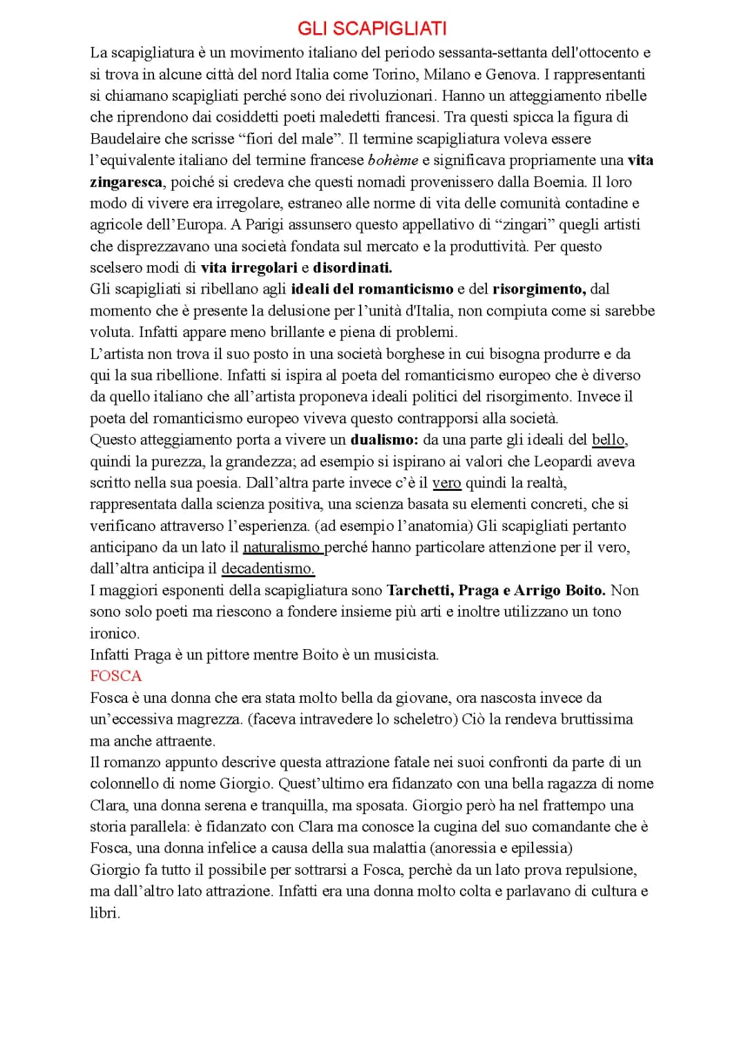verismo e Verga 