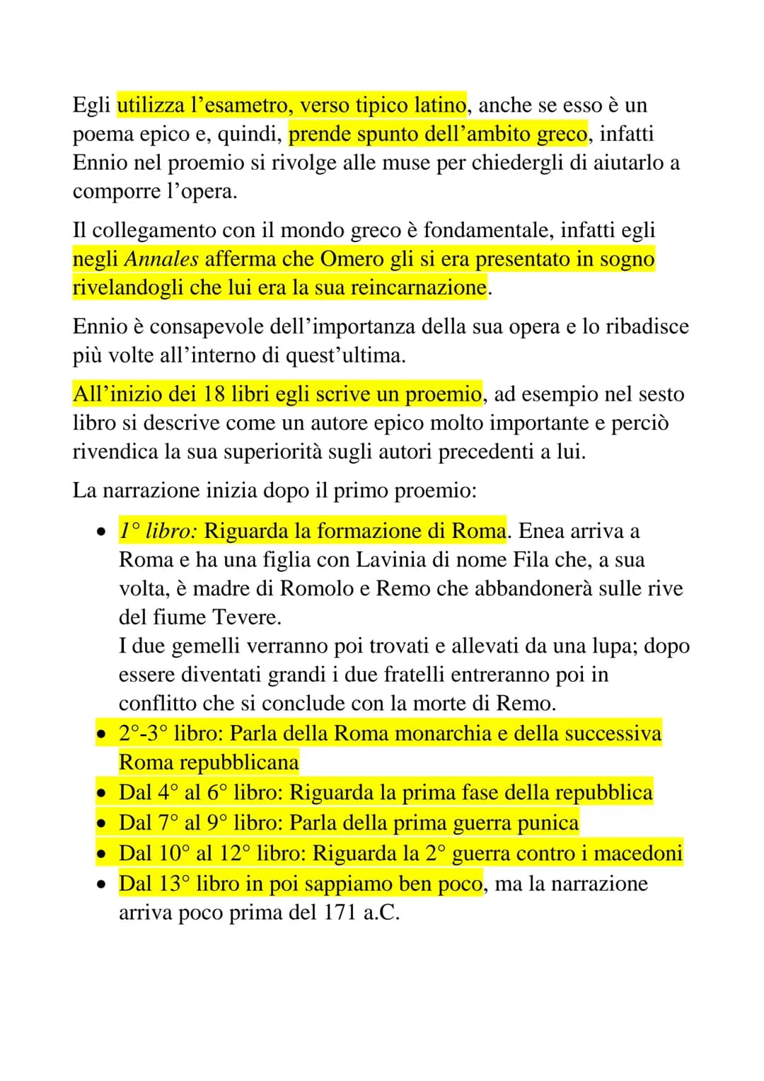 Ennio
La Vita
Quinto Ennio fu originario della Magna Grecia, nacque nel 239
a.C. a Rudiae (Puglia).
Egli conosceva tre lingue: il greco, il 