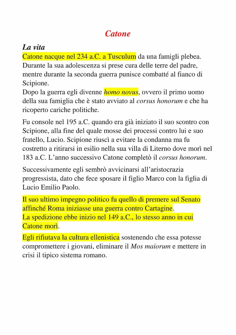 Ennio
La Vita
Quinto Ennio fu originario della Magna Grecia, nacque nel 239
a.C. a Rudiae (Puglia).
Egli conosceva tre lingue: il greco, il 