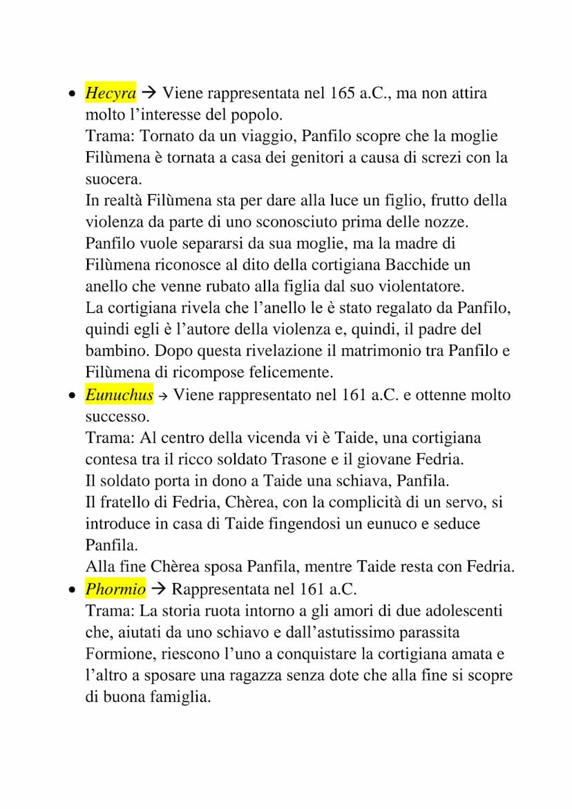 Ennio
La Vita
Quinto Ennio fu originario della Magna Grecia, nacque nel 239
a.C. a Rudiae (Puglia).
Egli conosceva tre lingue: il greco, il 