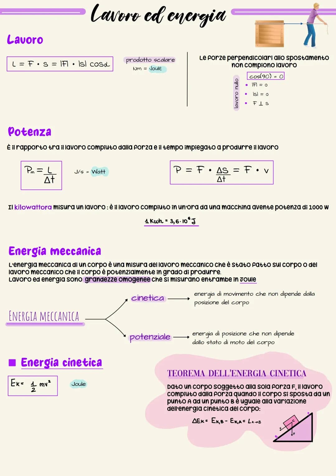 LAVORO ED ENERGIA