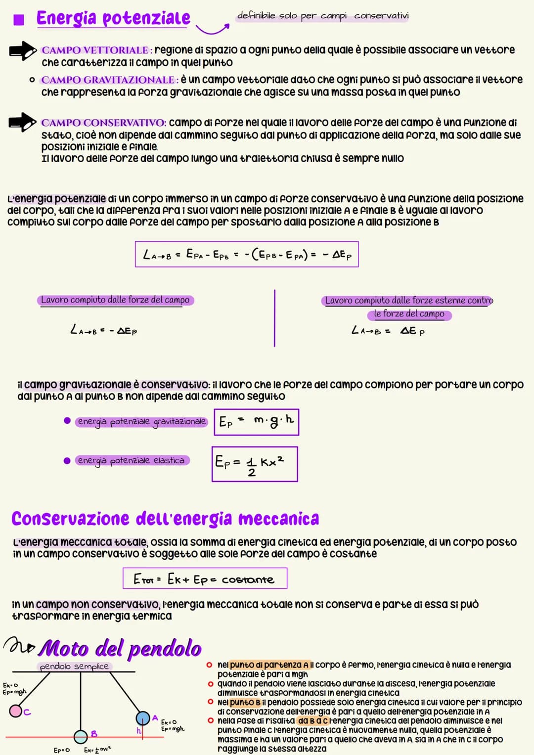 Lavoro
L = F·S = |F1
Pm=L
At
●
Isl cosd
Lavoro ed energia
J/s = Watt
Ek = 1 mv²
12/2012
ENERGIA MECCANICA
prodotto scalare
Nm = Joule
Potenz