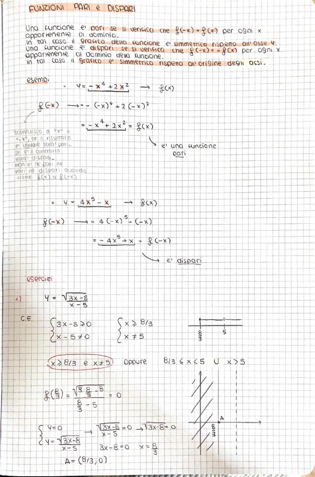 LE
FUNZIONI
Dati due insiemi
una
A e B, SOTTO insiemi di
applicazione che associa ad ogni
f
A→ B
IR, una funzione da A
a é a uno
e un
solo
i