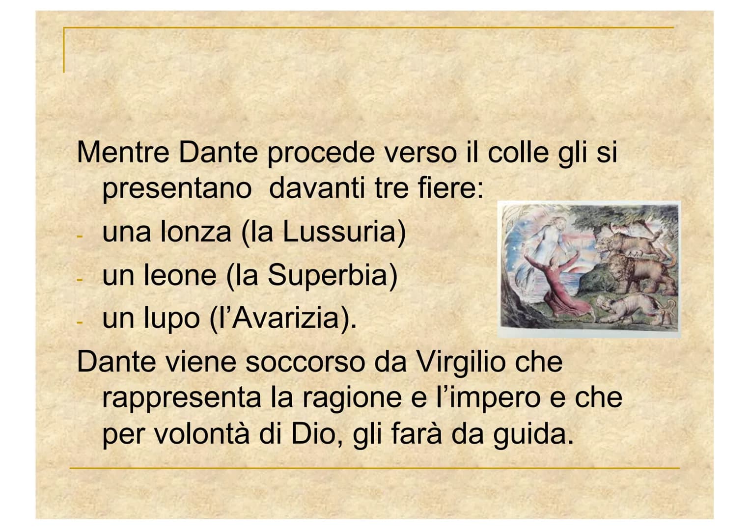 La Divina
Commedia
Di Dante Alighieri
0714 Struttura
La Divina Commedia è
- un poema allegorico e
didascalico
- scritta in 3 cantiche
(Infer