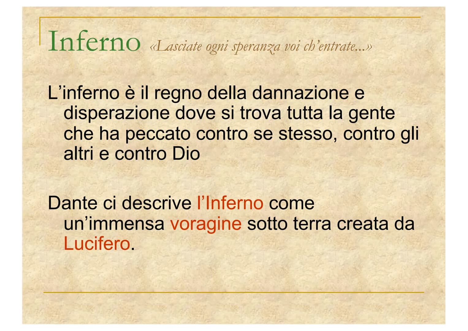La Divina
Commedia
Di Dante Alighieri
0714 Struttura
La Divina Commedia è
- un poema allegorico e
didascalico
- scritta in 3 cantiche
(Infer