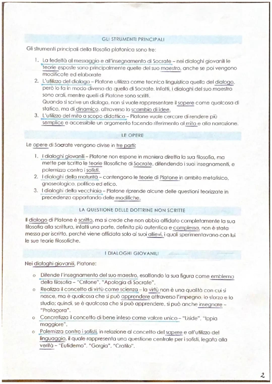 PLATONE
INTRODUZIONE
Platone è il più importante allievo di Socrate e il filosofo attraverso il quale ci sono state
tramandate le teorie fil