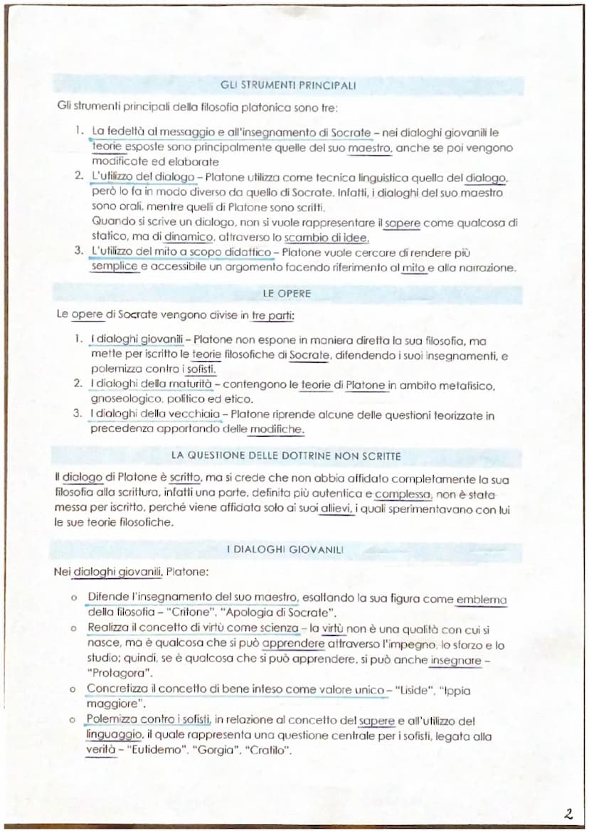 PLATONE
INTRODUZIONE
Platone è il più importante allievo di Socrate e il filosofo attraverso il quale ci sono state
tramandate le teorie fil