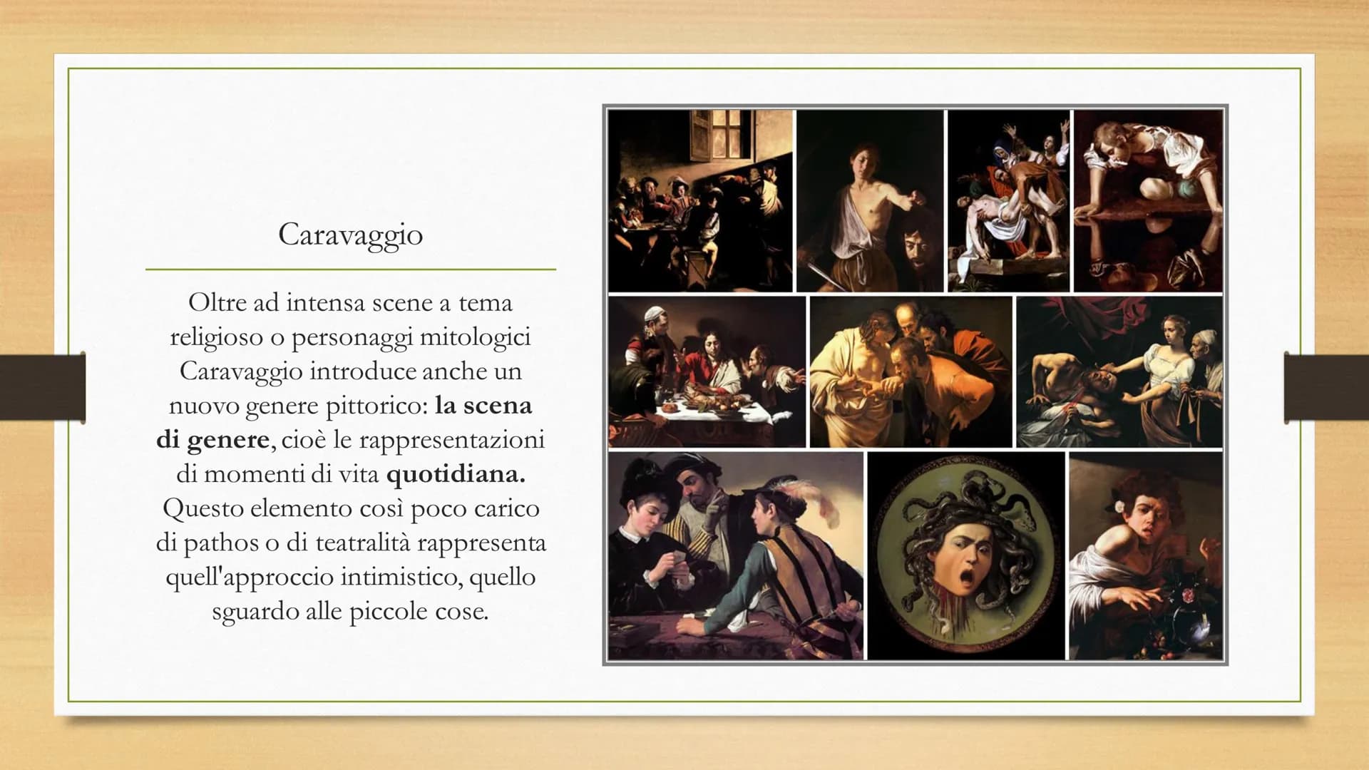 Caravaggio
Il Seicento Il Barocco
• Il seicento è considerato il secolo del Barocco. Con
questo termine si definiscono manifestazioni artist
