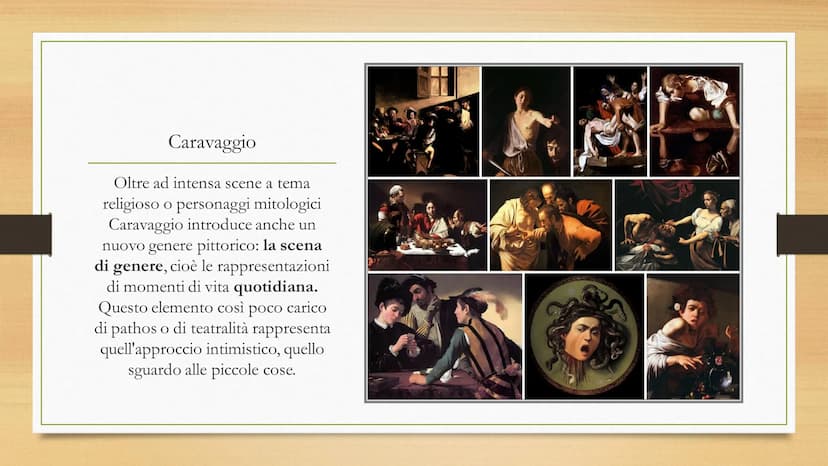 Caravaggio
Il Seicento Il Barocco
• Il seicento è considerato il secolo del Barocco. Con
questo termine si definiscono manifestazioni artist