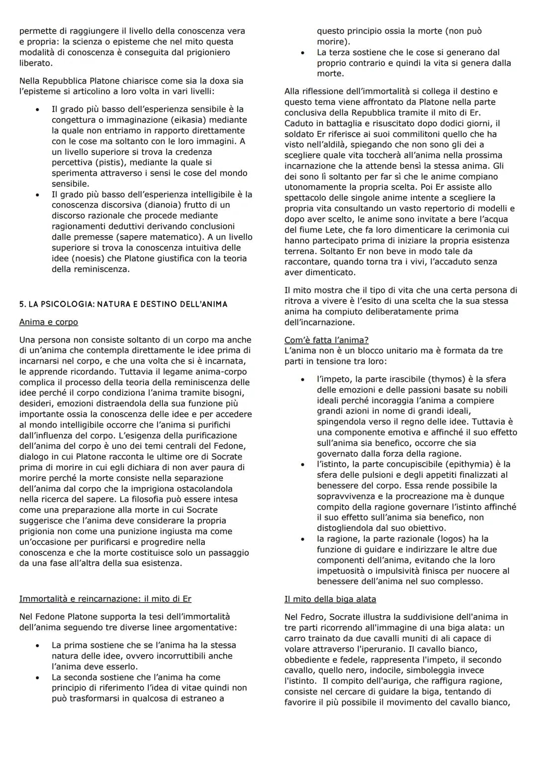 1. LA VITA E LE OPERE
PLATONE
FILOSOFIA E POLITICA
Platone ha lasciato nella Lettera VII, una lettera di
carattere autobiografico, una testi