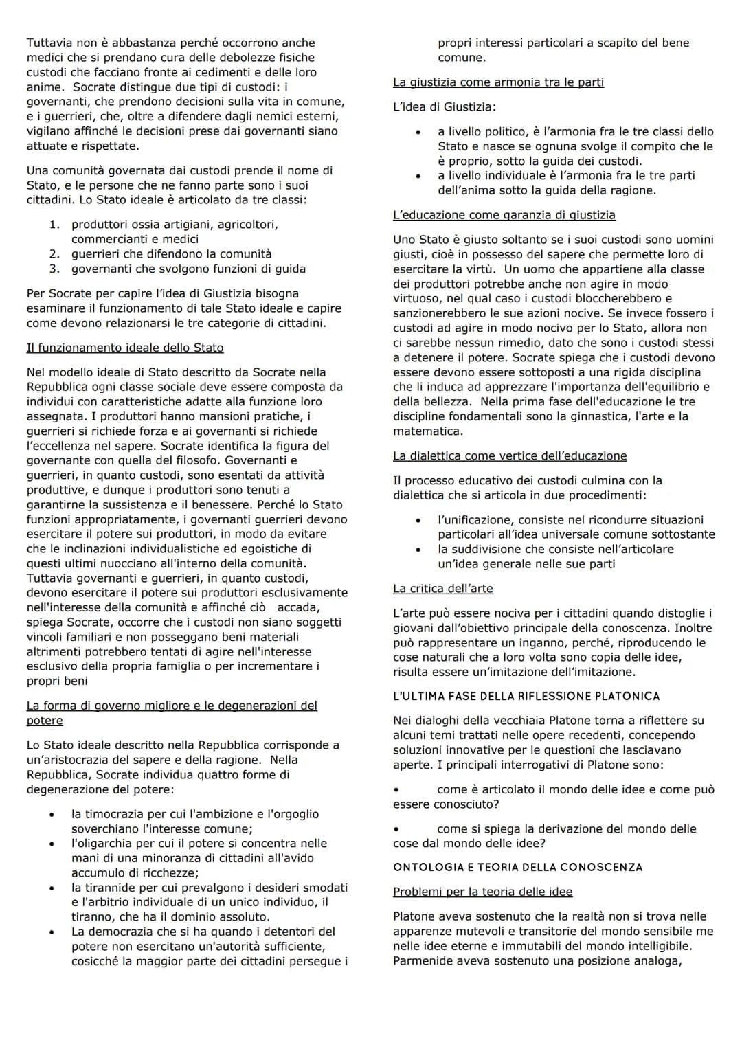 1. LA VITA E LE OPERE
PLATONE
FILOSOFIA E POLITICA
Platone ha lasciato nella Lettera VII, una lettera di
carattere autobiografico, una testi