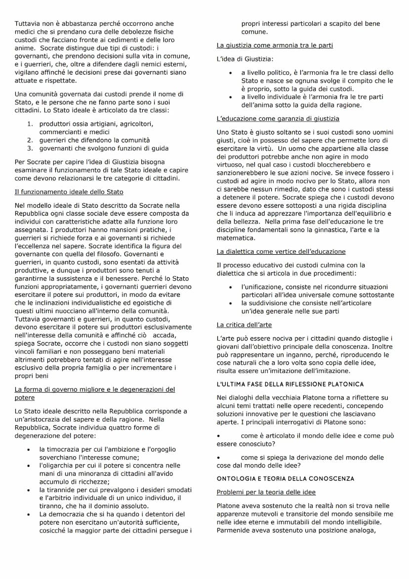 1. LA VITA E LE OPERE
PLATONE
FILOSOFIA E POLITICA
Platone ha lasciato nella Lettera VII, una lettera di
carattere autobiografico, una testi
