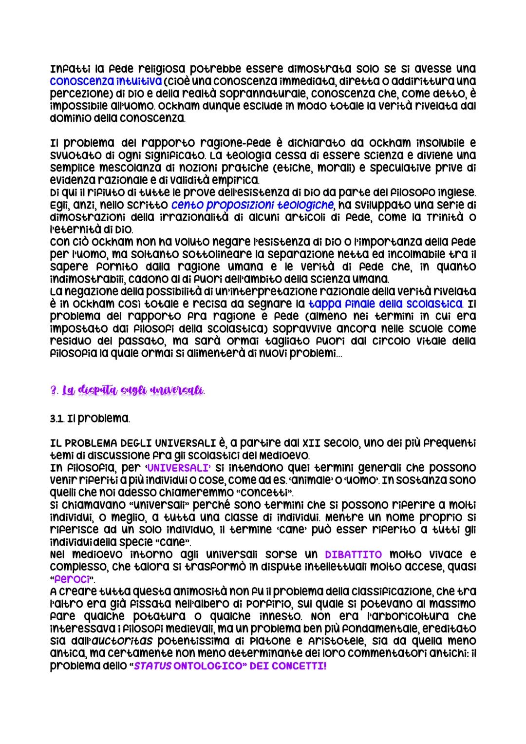 1. Filosofia e scholae
'SCOLASTICA' designa la filosofia cristiana del medioevo. Il nome 'SCHOLASTICUS
indicò nei primi secoli del Medioevo 