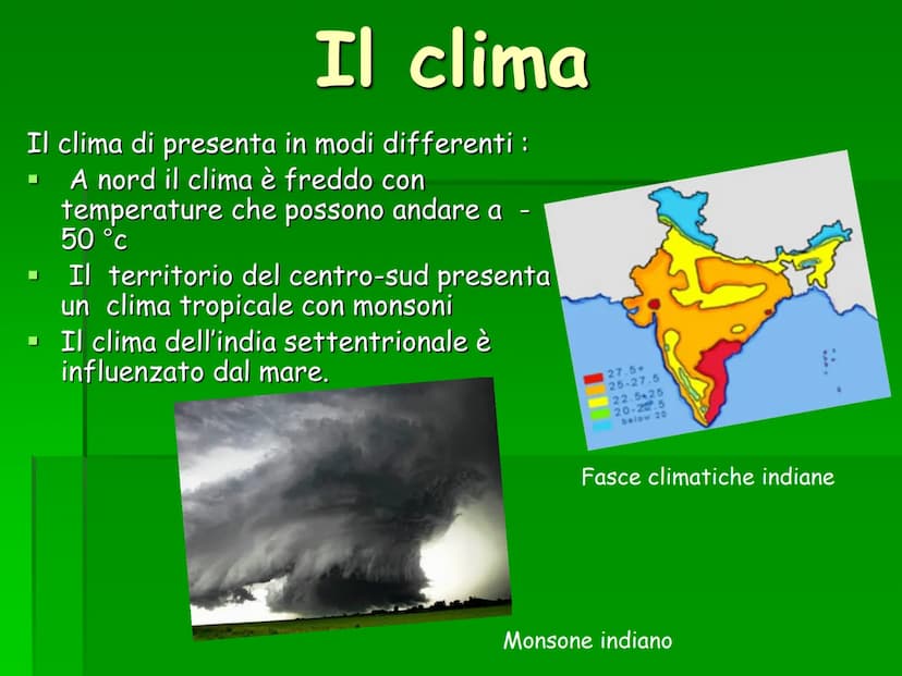 L'India
AFG.
PAKISTAN
Kandla
Srinagar
Amritsa
NEW
DELHI
Arabian
Sea
Marmagao
Agra
Ahmadabad
Panaji
-Indian
claim
DECCAN
Hyderabad
Chinese
In