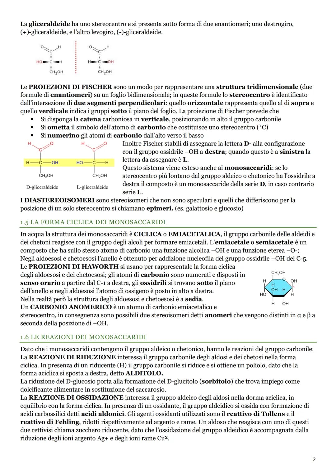 LE BIOMOLECOLE
1. I CARBOIDRATI
1.1 LA BIOCHIMICA
La BIOCHIMICA studia la struttura e la sintesi delle BIOMOLECOLE e il METABOLISMO
CELLULAR