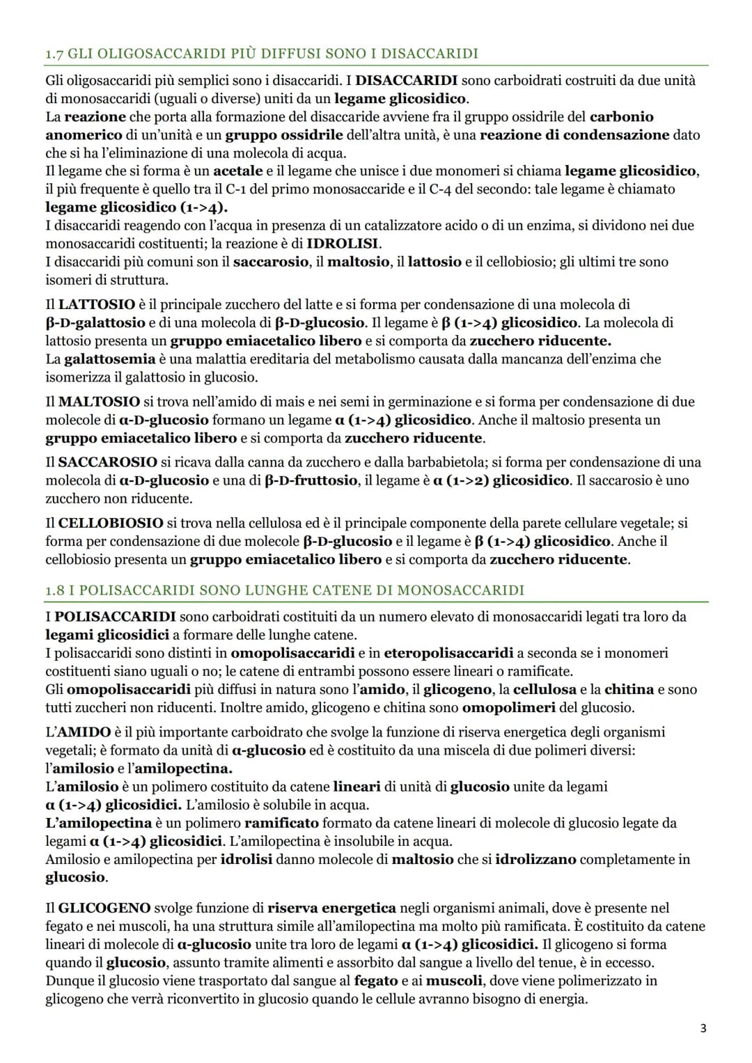 LE BIOMOLECOLE
1. I CARBOIDRATI
1.1 LA BIOCHIMICA
La BIOCHIMICA studia la struttura e la sintesi delle BIOMOLECOLE e il METABOLISMO
CELLULAR
