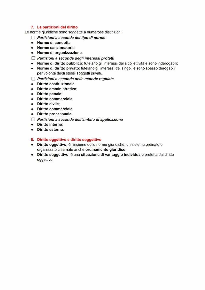 Il diritto e le norme giuridiche
1. Che cos'è il diritto
Il diritto è un insieme di regole che orienta le azioni umane.
Se ciascuno fosse la
