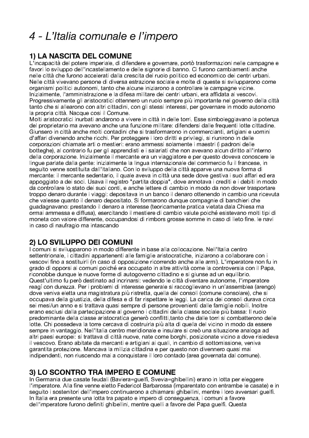 Come è Nata l'Italia Medievale e i Suoi Comuni