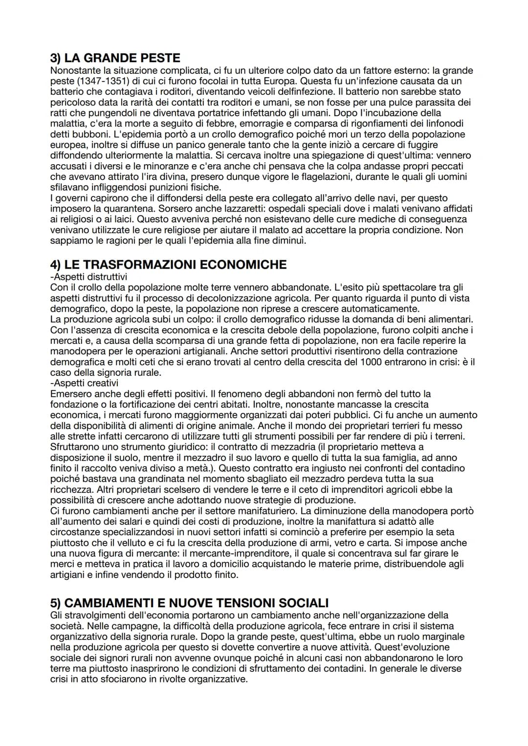 4 - L'Italia comunale e l'impero
1) LA NASCITA DEL COMUNE
L'incapacità del potere imperiale, di difendere e governare, portò trasformazioni 